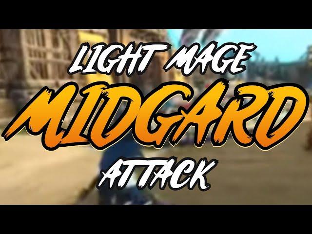 My Best LIGHT MAGE Performance on an ATTACK so far (Midgard)