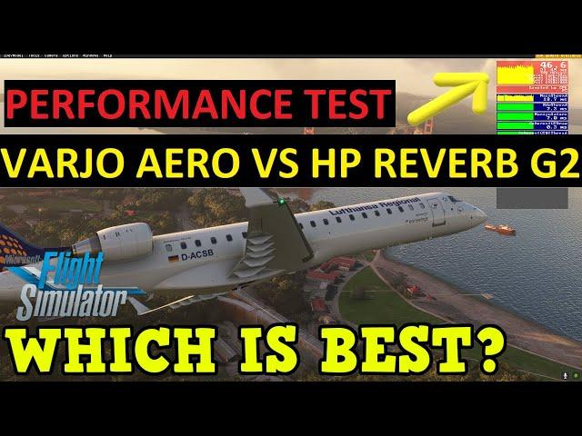 VARJO AERO vs REVERB G2: A WORTHY UPGRADE? MSFS VR | ULTRA SETTINGS FPS TEST