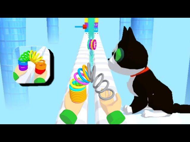 Toy Spring - All Levels Gameplay (iOS & Android) Part 1