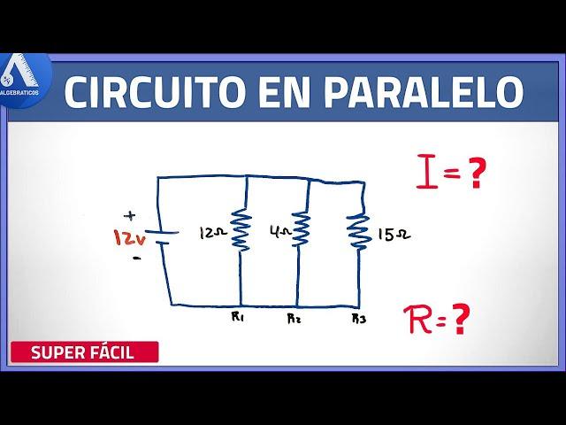 Circuito en Paralelo | INTENSIDAD DE CORRIENTE y RESISTENCIA (Super fácil)