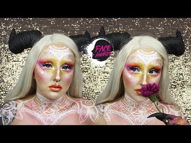 SPRING DEMON | Avant Garde Makeup Tutorial & Lace Body Paint