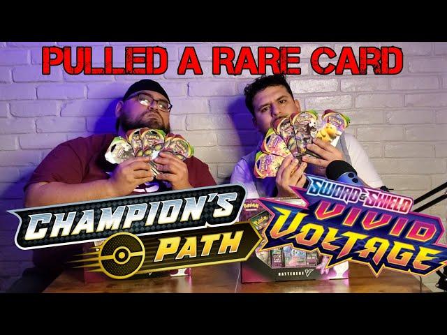 Pulled a SECRET RARE! Champions Path Card Battle with RomanOpensCards