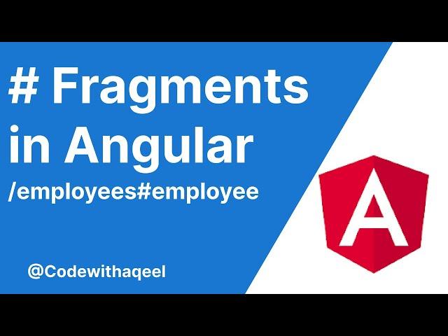 Fragments in angular  | Angular Fragments | scrollPositionRestoration | anchorScrolling