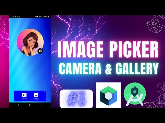 Pick Image from Camera And Gallery In  Android Studio Jetpack Compose | Camera And Gallery Image