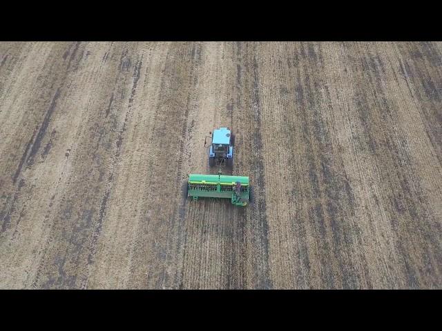 Сеялка зерновая TITAN 420. Сеем по сое, нулевая технология (NO-TILL)