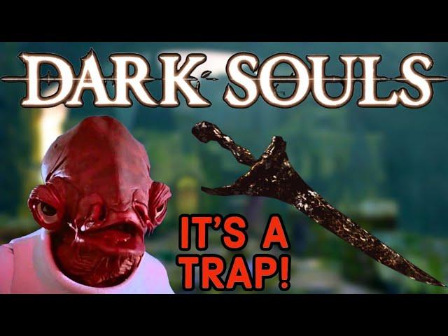 Can You Beat Dark Souls Using The "WORST" NOOB WEAPON?