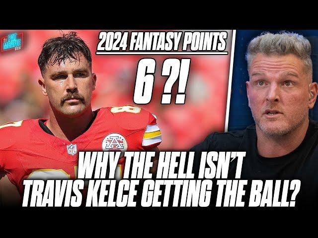 Why The Hell Is Travis Kelce Not A Part Of Chiefs Offense So Far? | Pat McAfee Show