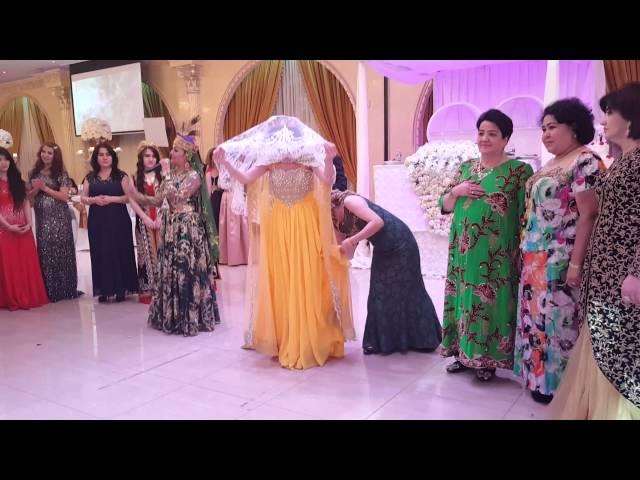 Uzbek kelin salom in USA wedding.