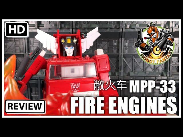 Wei Jiang Robot Fantasy MPP33 FIRE ENGINES KO Oversize Transformers Masterpiece Inferno