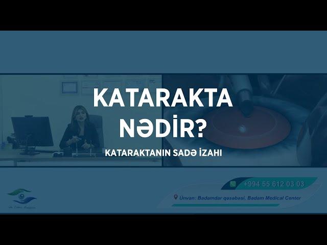 katarakta (mirvari suyu) nədir ? - Uzman doktor Oftalmoloq Zöhrə Məsiyeva cavablayır