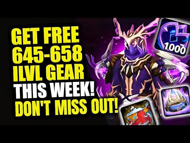 Get FREE Pieces of 658 Ilvl Gear This Week! Story Mode, Timewalking & More! WoW 11.1 Gearing Guide