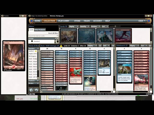 Standard OGW Tutelage Deck Tech