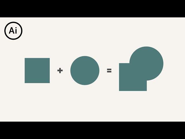 How to Merge Shapes | Illustrator Tutorial