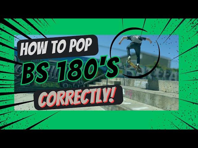 HOW TO BACKSIDE 180 | BS 180 TUTORIAL