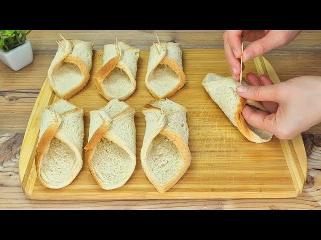 This trick will make you want to buy toast every day! Appetizer recipe that will surprise everyone