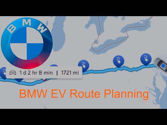 BMW EV Route Planner (myBMW App)