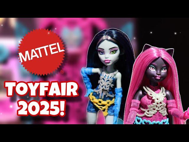 MATTEL TOYFAIR 2025 TOUR! Monster High, Barbie, American girl!