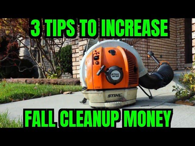 3 Secrets that can DOUBLE Your Fall-Cleanup Prices