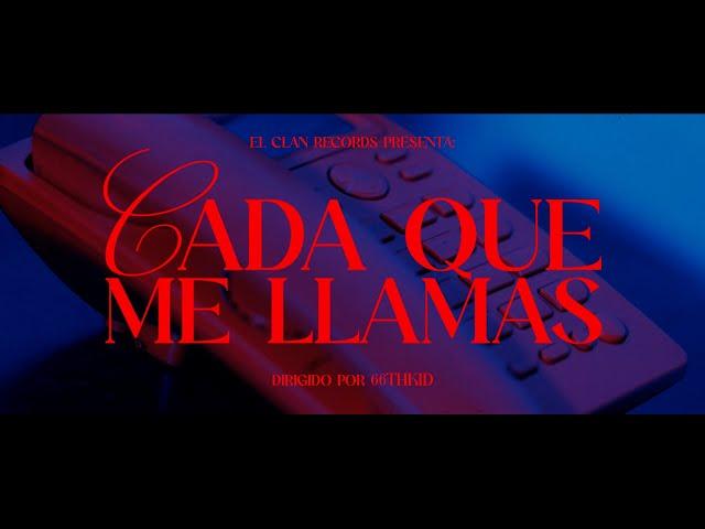 Mhaya X Beliko X Kami Mami X Alisther -  Cada Que Me Llamas - Video Oficial