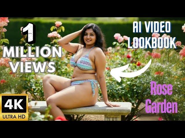 Ai Actress Global /   4K Ai LookBook / Rose Garden / Beautiful Plus Size indian models