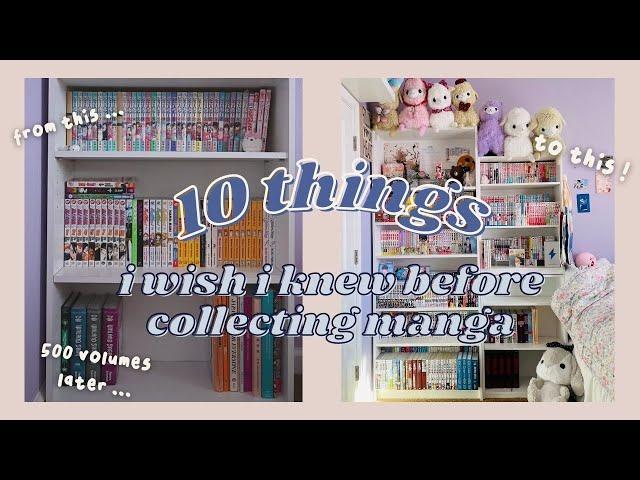 10 things i wish i knew before collecting manga // manga guide pt. 1