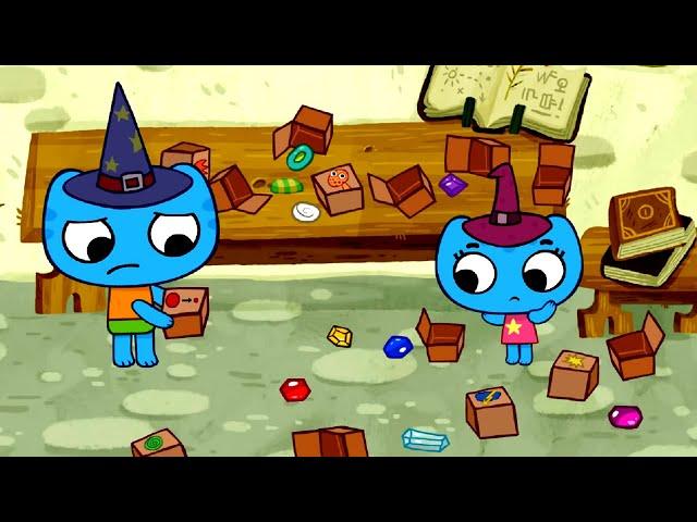 Dem Gems!    - Little kittens wizards! - Kit and Kate