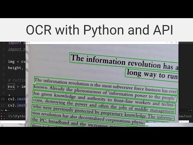 OCR Text recognition with Python and API (ocr.space)