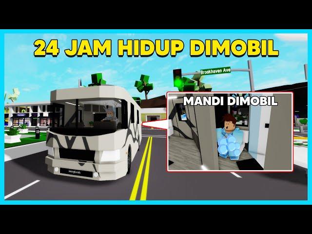 MIPAN & ZUZUZU Menghabiskan 24 Jam Di Dalam Mobil! - Roblox Brookhaven