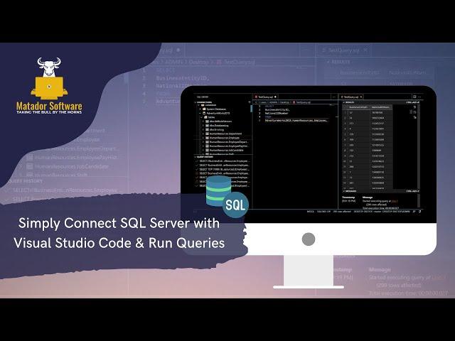 Simply Connect SQL Server with Visual Studio Code & Run Queries