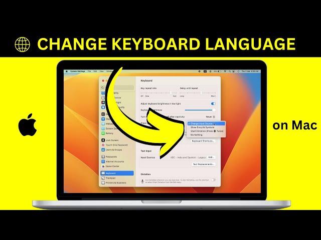 How to Change Keyboard Language in Mac? | Change Language in MacBook Keyboard