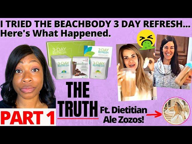 I TRIED THE BEACHBODY 3 DAY REFRESH | DEEP(ER) DIVE Ft. Registered Dietitian Ale Zozos | Part 1/3