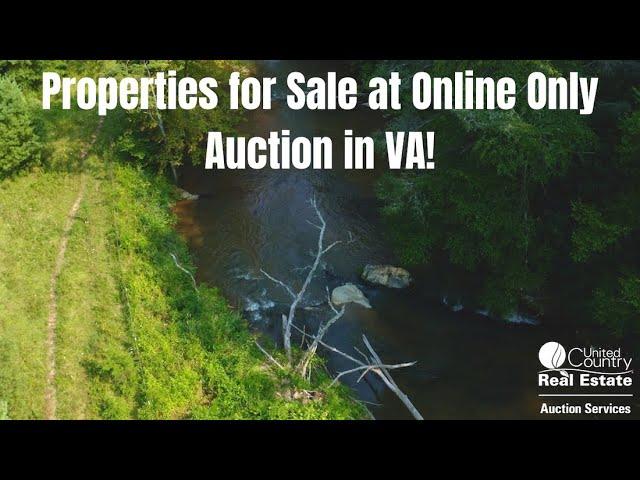 SOLD - Properties for Sale at Online Only Auction in VA!