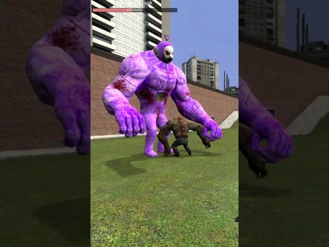 tinky winky vs Tank #short#npcbattle#gmod#garrysmod#slendytubbie#left4dead