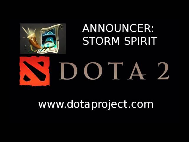 Dota 2 Storm Spirit Announcer Pack