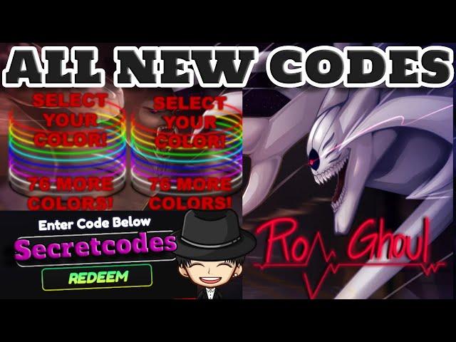 RO GHOUL ALL *NEW* CODES FOR DECEMBER 2024!!! | NEW RC CODES FOR RO GHOUL (Roblox)