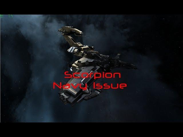 EVE online Scorpion Navy Issue лучший шип для новичков - миссии 4лвл