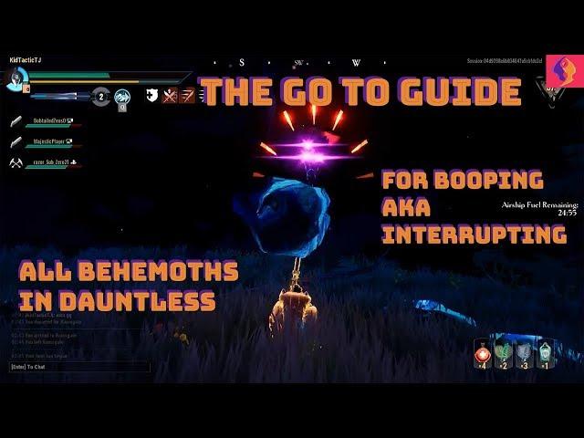 How to boop behemoths in Dauntless!!