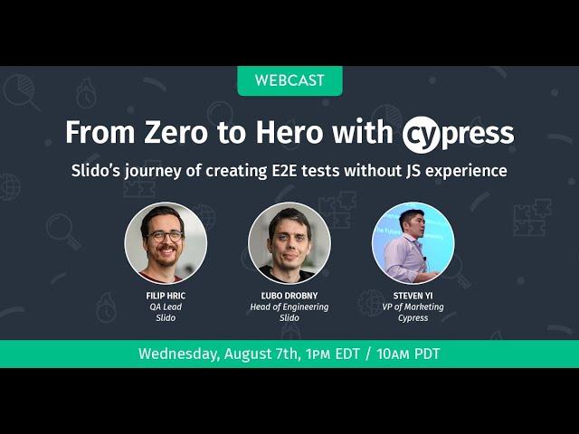 From Zero to Hero with Cypress: Slido’s journey of creating E2E tests without JS experience