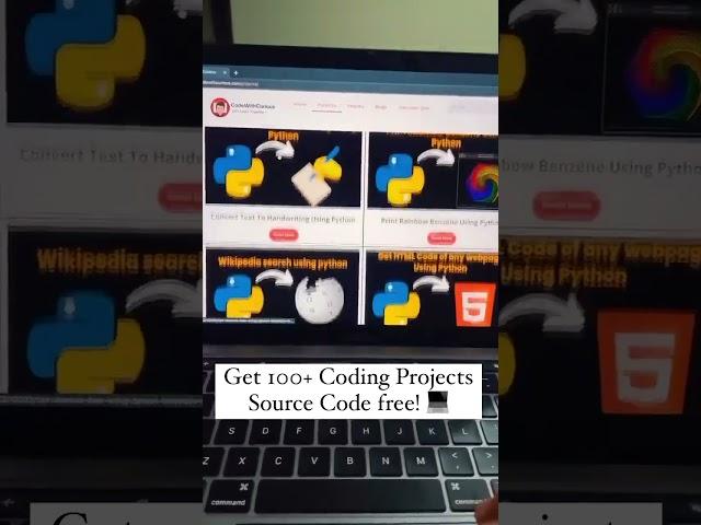 100+ projects source code #pythontutorial #programming