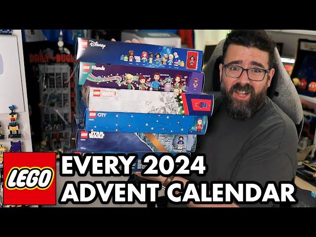 Which 2024 LEGO Advent Calendar is the BEST? (Unboxing & Ranking All 6!)