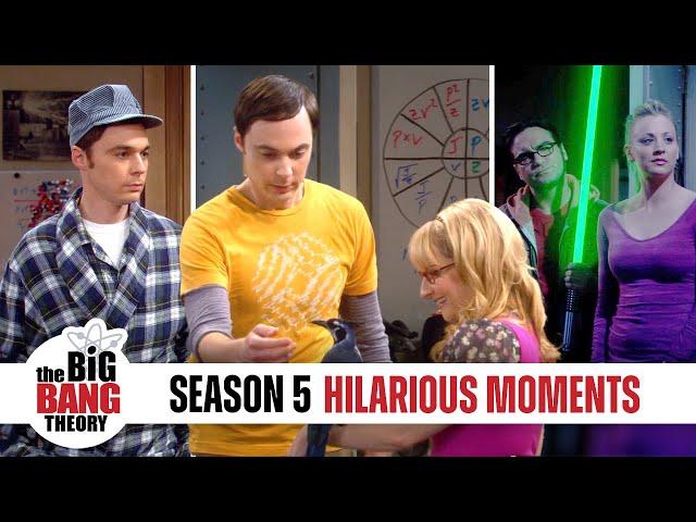 Season 5 Hilarious Moments | The Big Bang Theory