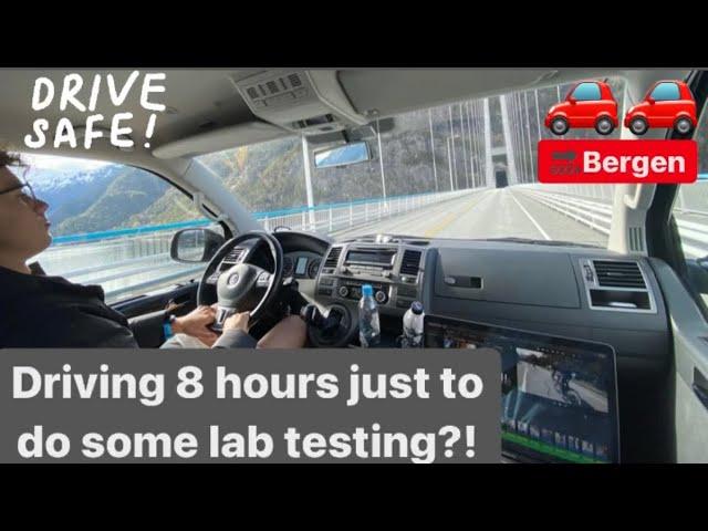 Driving 8 hours just to do som lab testing!? // Test week in Bergen // PART 1