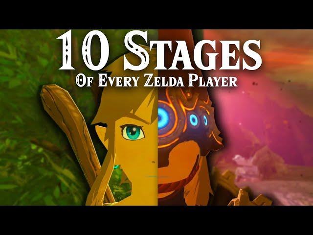 The 10 Stages Of EVERY Zelda Player! |Botw|