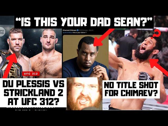 Chimaev TRASHES Strickland For STEALING Title Shot Against Du Plessis At UFC 312? MMA News Reaction