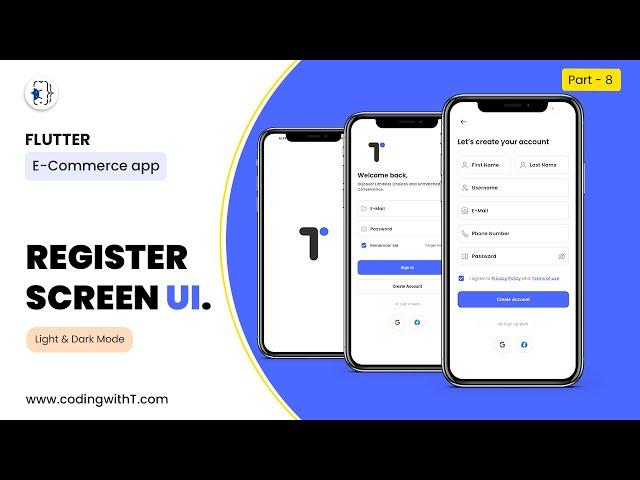 Flutter Signup Page Design - Signup Page Flutter 2023