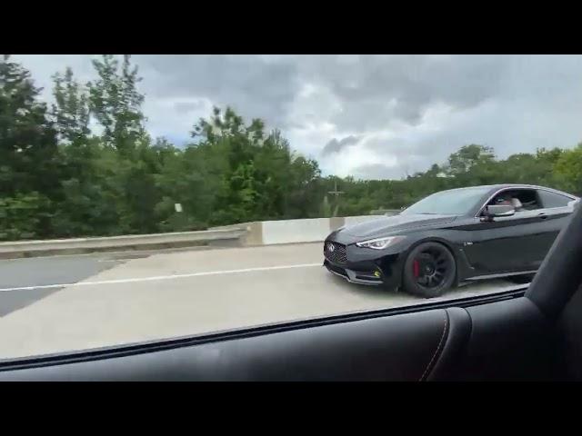 Infiniti Q60 RS vs Camaro SS both tuned