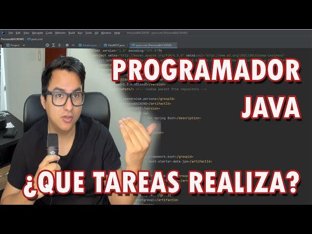 TRABAJAR COMO PROGRAMADOR CON el lenguaje JAVA