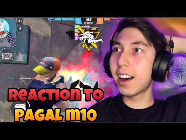 Reaction to Pagal M10 | Indian phone Player  | Free Fire