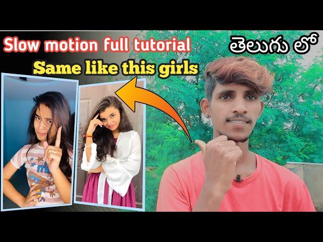 How to shoot Slowmotion videos editing in telugu |slowmo full tutorial |instagram trending reels