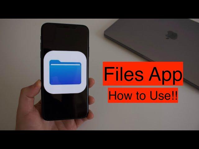 How To Use the Files App! (iPhone & iPad)